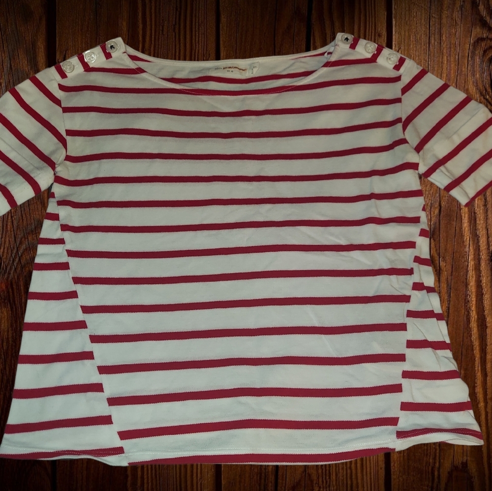 *5/$25 Anthro Pilcro and the Letterpress Stripe Top